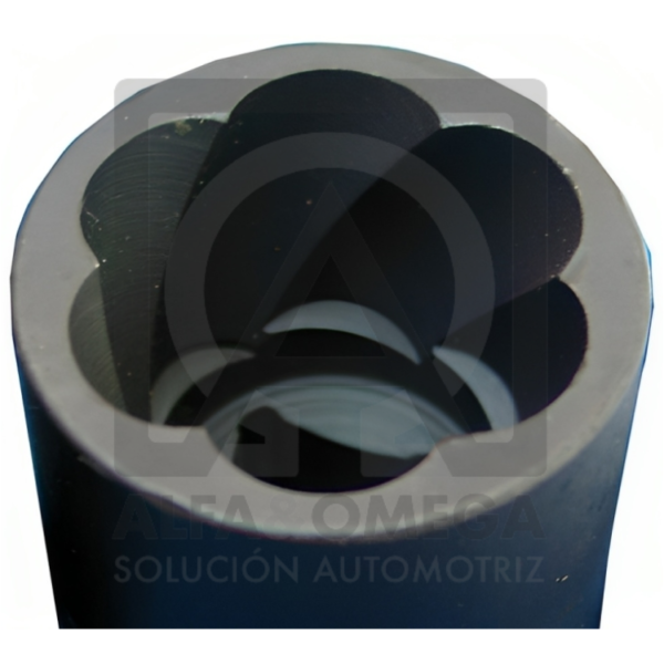 5265 Juego de llaves de vaso de perfil en espiral / extractores de tornillos entrada 10 mm (3/8") 10 / 19 mm 10 piezas