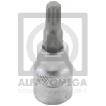 BGS 5105-M8 Punta de vaso entrada 10 mm (3/8") dentado múltiple interior (para XZN) M8