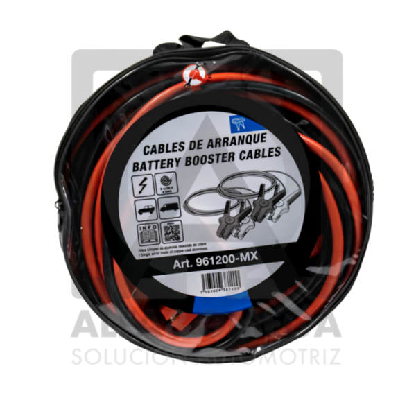 BGS 961200-MX CABLE PASA CORRIENTE XXL USO RUDO PROFESIONAL CALIBRE 6 AWG 6 M 400 AMP