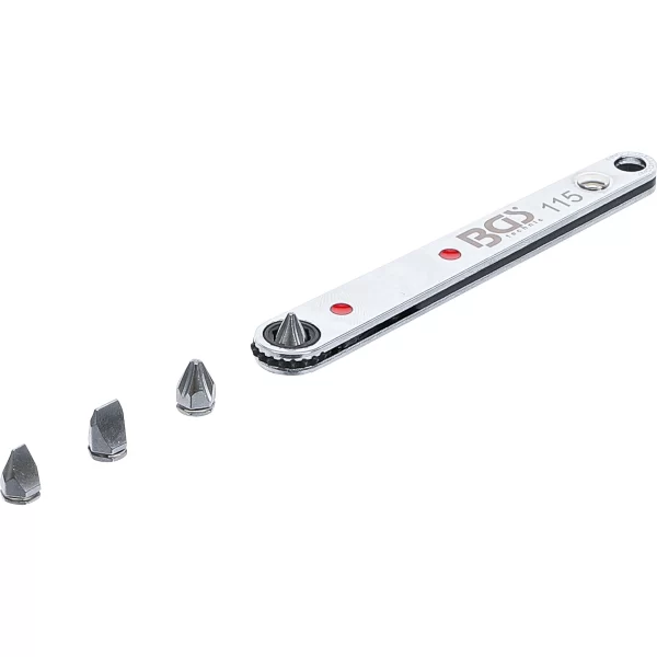 MATRACA ULTRA THIN , CON RANURA Y PORTA PUNTAS